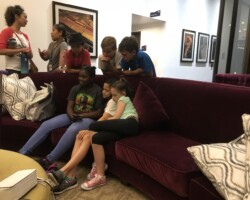 Lots of great friends hang out after the show