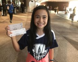 Tickets to see the show. The show was so incredible!!