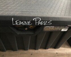 I have a trunk to store my things, yippee!