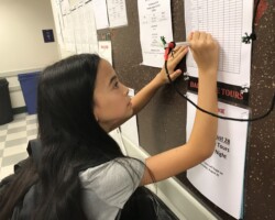 Signing in for my first performance