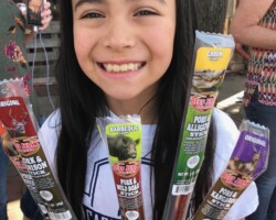 Beef, bison, elk, kangaroo, wild boar, and venison jerky. YUM!