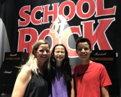 My friends Melissa and Jake backstage