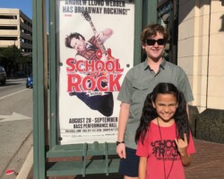 My friend Sebastian came to the show!