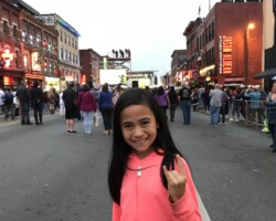 Broadway Street in Nashville. So much live music!