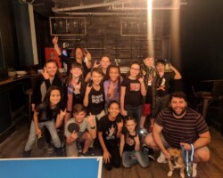 Ari's ("Shonelle") birthday party after the show