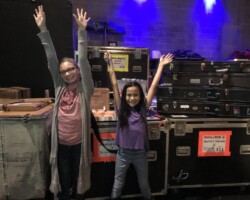 My friend Mahrley came to the show!