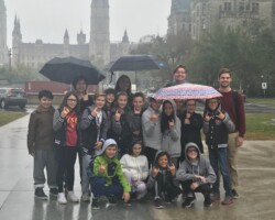 Wet walk to the Canadien Supreme Court