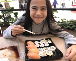 Pre-opening night sushi