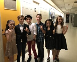 After the show before the party