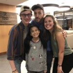 Hanging out with my friends Layne, Brian, and Casey