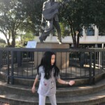 On my way to school and I decide to become Elvis Presley