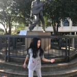 On my way to school and I decide to become Elvis Presley