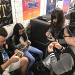 Pre-show Rubik's cube race