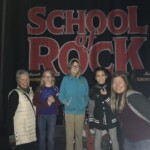 Beverly, Lily, Emmi, Me, and Demori, backstage