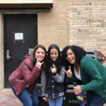 Dani and Zoe, friends from Baton Rouge who now live in San Antonio