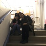 Me and mom backstage