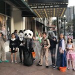 Everyone in costume before the show