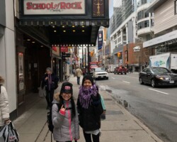 Front of the Theater with Ari "Shonelle"