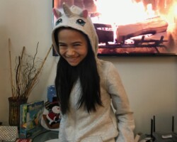 Christmas morning and I got new jammies!