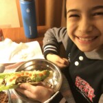 Taco night in the hotel room!