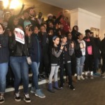 Big group from a local Arts High School after our Q & A