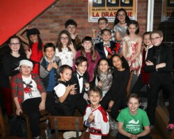 Horace Green students at the holiday party