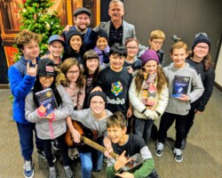 Famous Canadian Astronaut Chris Hadfield came and spoke to us