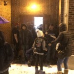 Even though it was cold and snowing there were still new friends to meet after the show