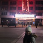 Me in front of the theater