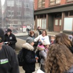 Even though it was cold and snowing there were still new friends to meet after the show
