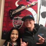 Brandi is the best. She paints our poster on the wall for us to sign, she is incredible.