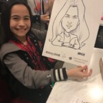 They had a sketch artist at our after party. I think that is me.