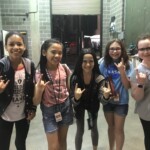 The girls of Horace Green Backstage opening night