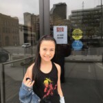 Wearing my Samantha Fish shirt at the stage door