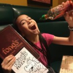 We ate at a Chinese Pizza shop, it was awesome!