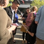 Meeting new friends after the show