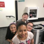 Fun with friends backstage