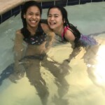 Me ad Ari, "Shonelle" in the POOL at the hotel!!