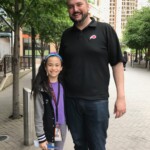 Me and my very tall cousin Scott