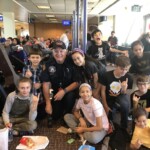 My friend Craig is a Fireman at the airport came and said goodbye to us as we were leaving